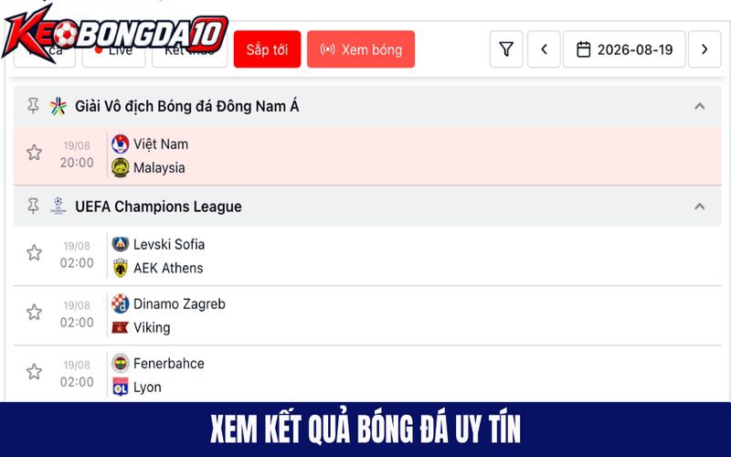 Xem ket qua bong da uy tin Xem kết quả bóng đá có gì?