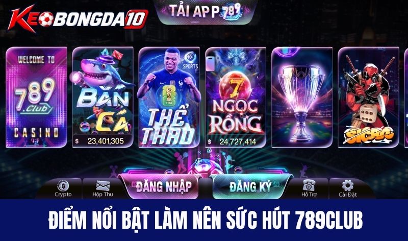Những điểm nổi bật làm nên sức hút 789Club