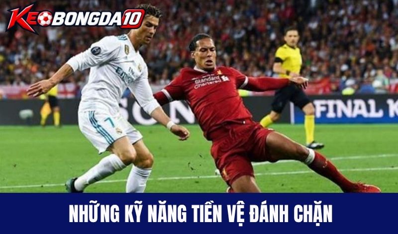 ky nang cau thu danh chan Những kỹ năng cần có của tiền vệ đánh chặn