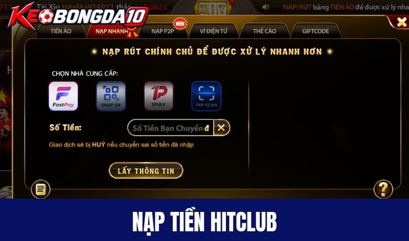 4 bước trải nghiệm Hitclub cho bạn mới