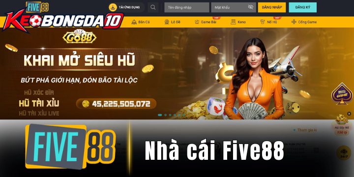 Five88 – Nhà cái bóng đá chinh phục kho kèo cược hấp dẫn 