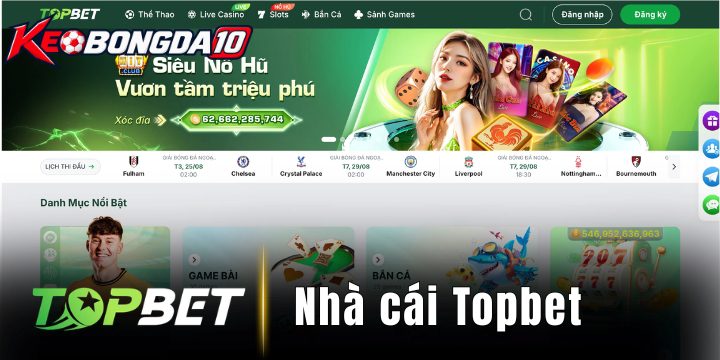 Topbet – Nhà cái chuyên kèo bóng đá uy tín nhất 2026