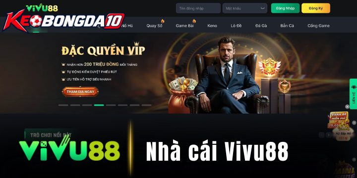 Vivu88 - Sân chơi cá cược bóng đá trực tuyến đầy hấp dẫn