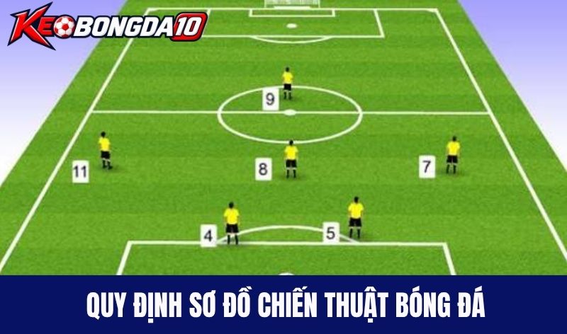 quy dinh so do chien thuat Quy định liên quan đến Sơ đồ chiến thuật bóng đá