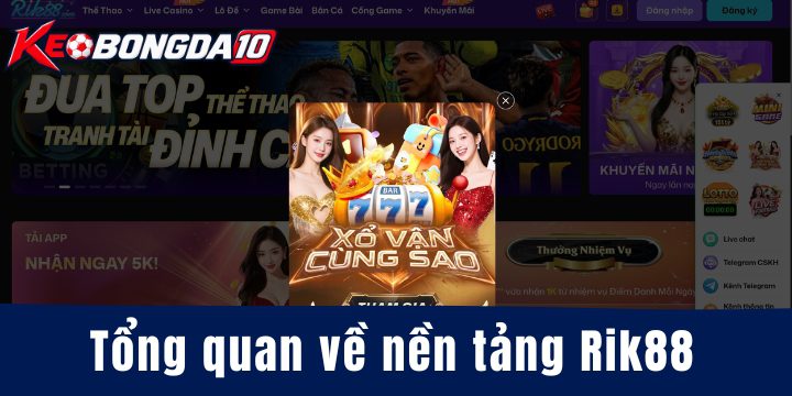 tong quan nha cai rik88 2026 Tổng quan về nền tảng Rik88
