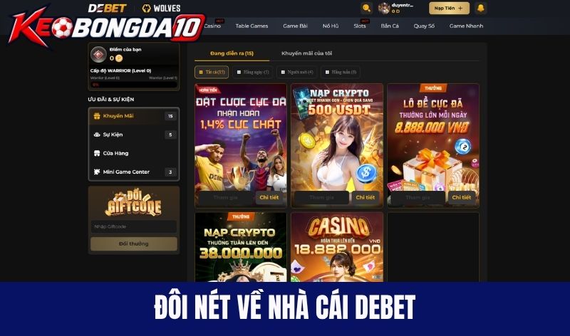 tong quan ve debet Đôi nét về nhà cái Debet